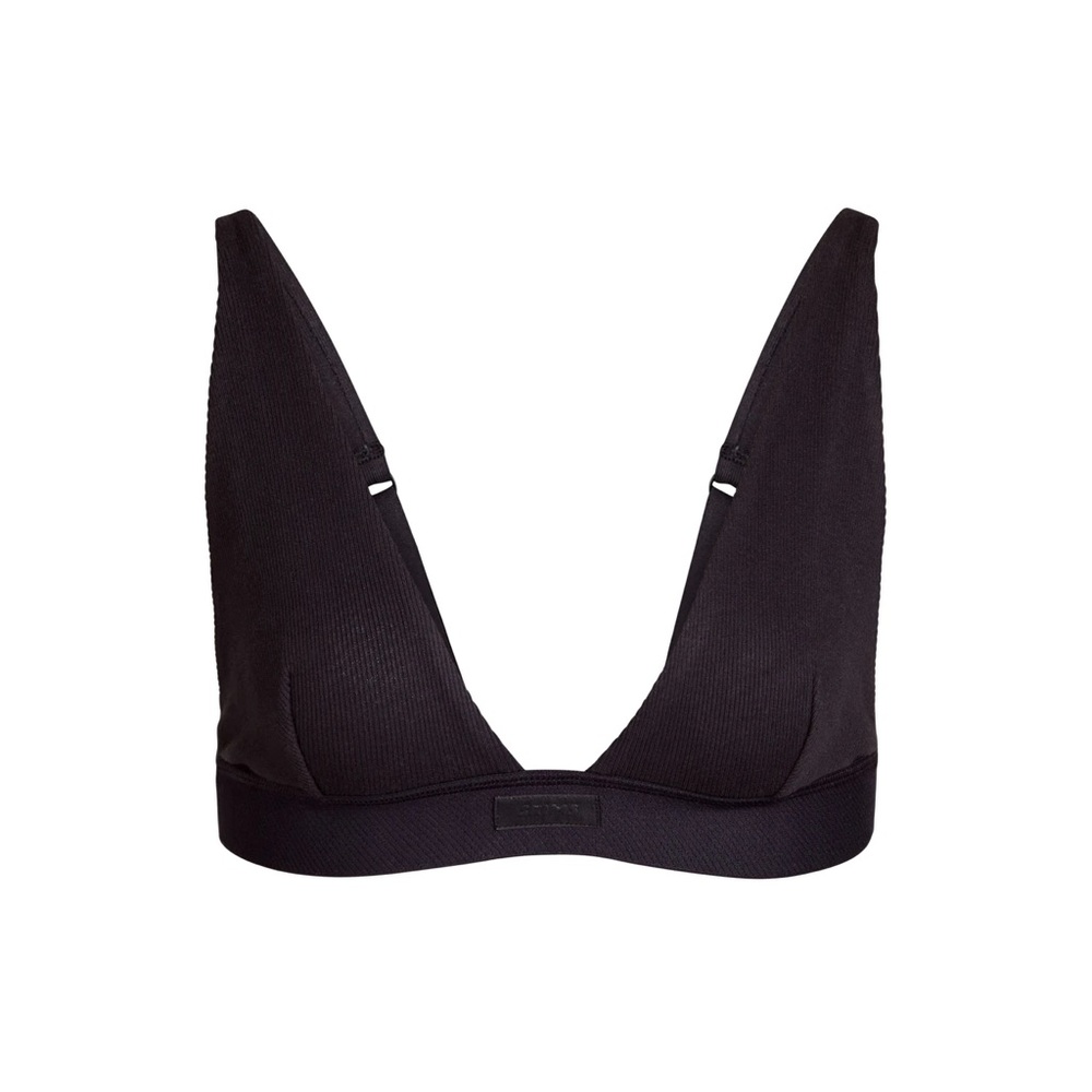 Brand new ever worn skims cotton plunge bralette